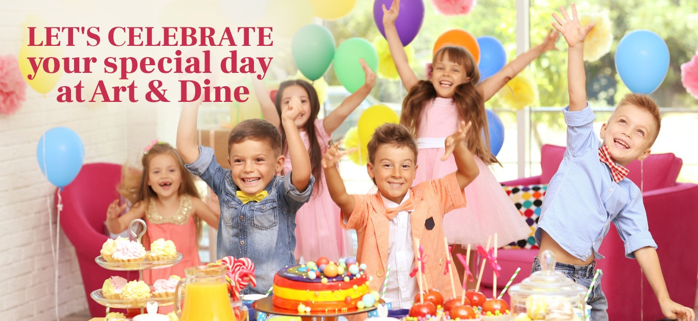 Birthday party celebration at Art and Dine