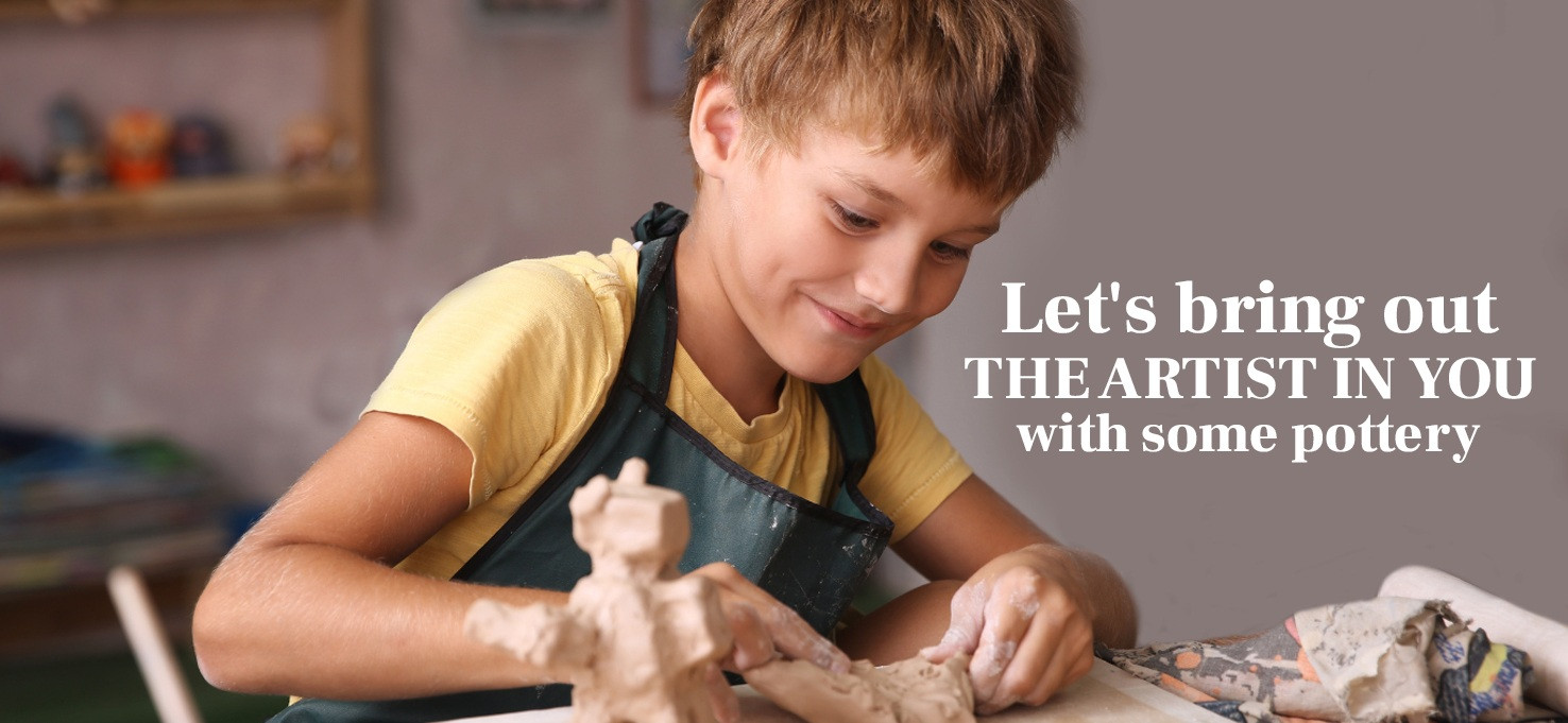 Ceramic painting and other art activities